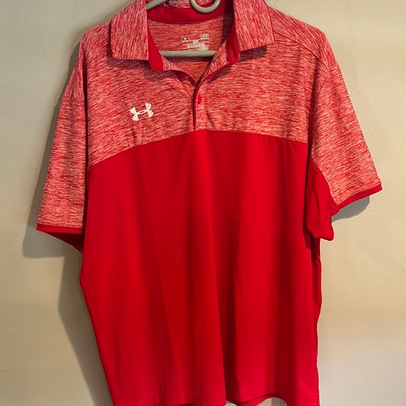 Under Armour Red Polo shirt - Picture 1 of 3